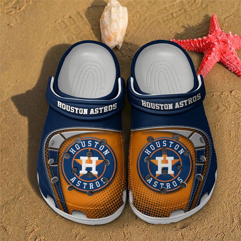 LIMITED EDITION - NEW CUSTOMIZED MLB10 HAS HOUSTON ASTROS CLOGS