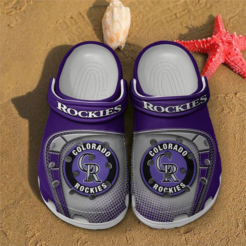 LIMITED EDITION - NEW CUSTOMIZED MLB30 COR COLORADO ROCKIES CLOGS