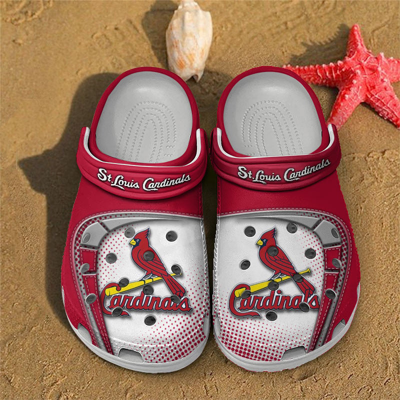 LIMITED EDITION - NEW CUSTOMIZED MLB24 SLC ST. LOUIS CARDINALS CLOGS