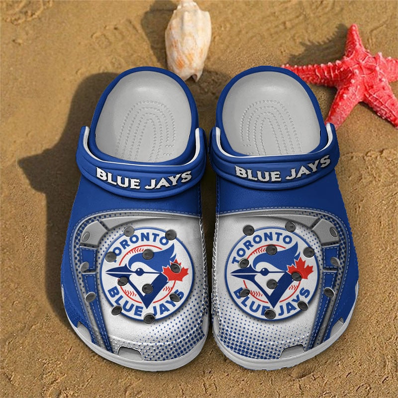 LIMITED EDITION - NEW CUSTOMIZED MLB12 TBJ TORONTO BLUE JAYS CLOGS