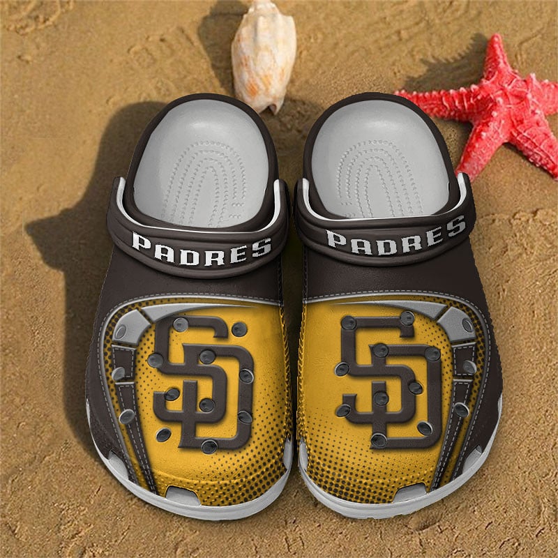 LIMITED EDITION - NEW CUSTOMIZED MLB18 SDP SAN DIEGO PADRES CLOGS