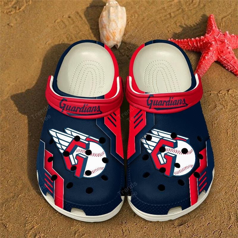 LIMITED EDITION - NEW CUSTOMIZED MLB13 CGS CLEVELAND GUARDIANS CLOGS