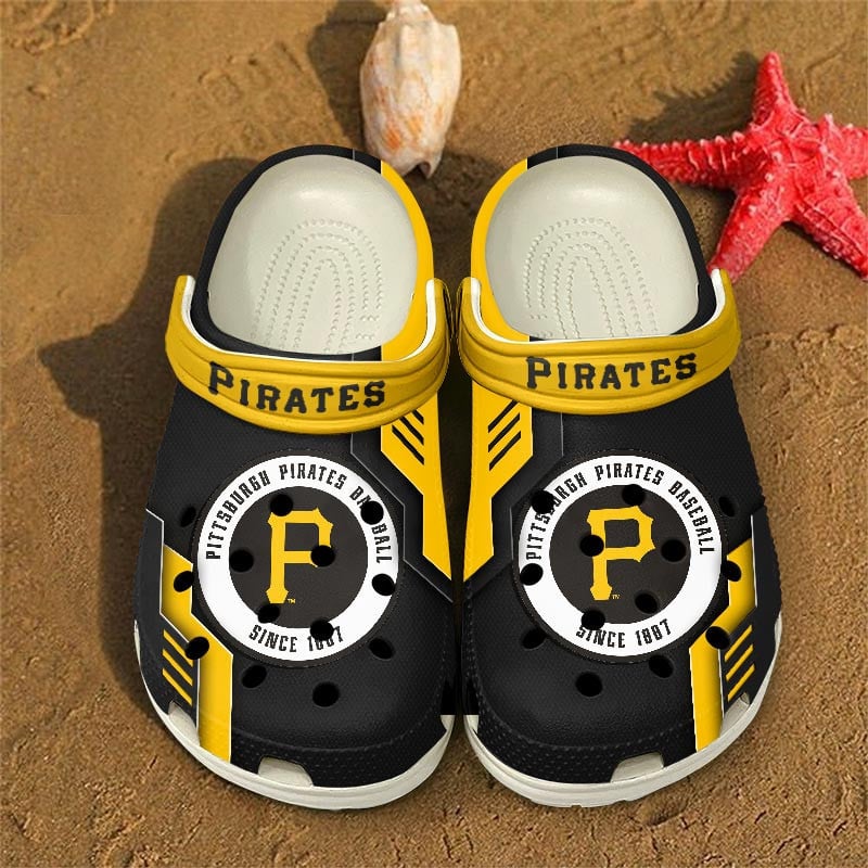 LIMITED EDITION - NEW CUSTOMIZED MLB29 PHP PITTSBURGH PIRATES CLOGS