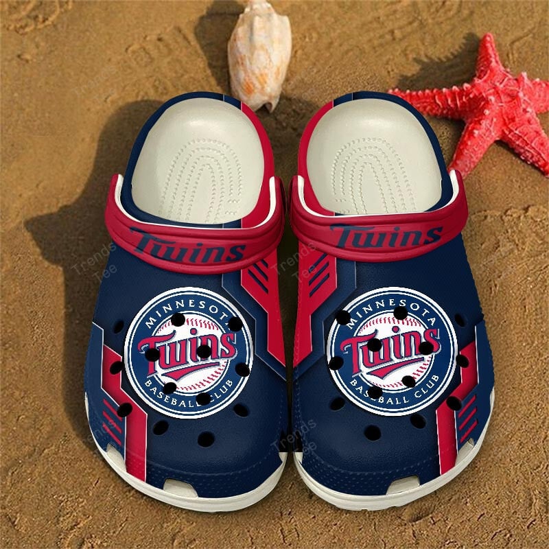 LIMITED EDITION - NEW CUSTOMIZED MLB22 MTS MINNESOTA TWINS CLOGS