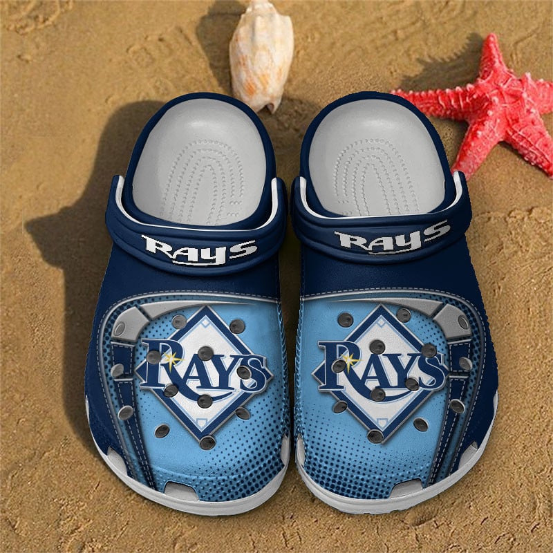 LIMITED EDITION - NEW CUSTOMIZED MLB21 TBR TAMPA BAY RAYS CLOGS