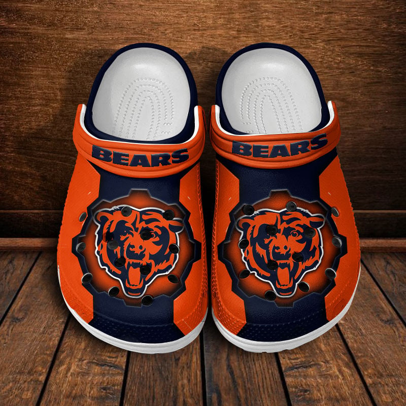 LIMITED EDITION - NEW CUSTOMIZED NFL26 CCB CHICAGO BEARS CLOGS