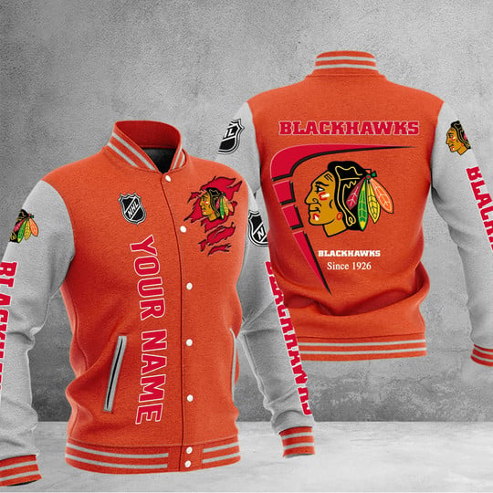 LIMITED EDITION - NEW PREMIUM NHL08 CBH CHICAGO BLACKHAWKS BASEBALL JACKET