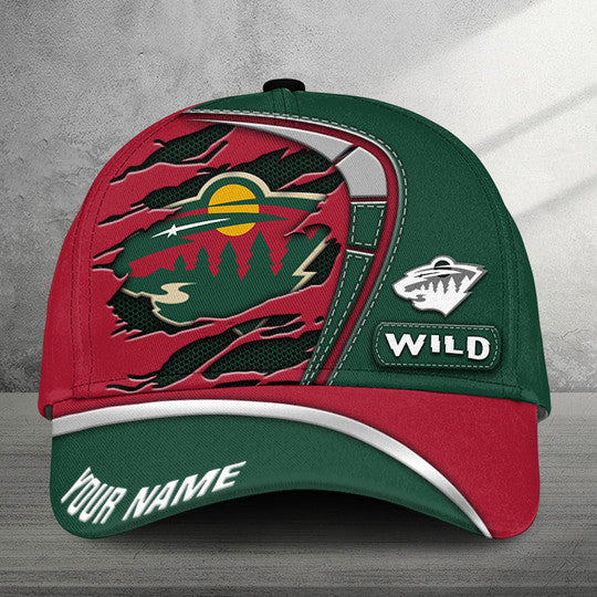 LIMITED EDITION - NEW CUSTOMIZED NHL13 MNW MINNESOTA WILD CLASSIC CAP