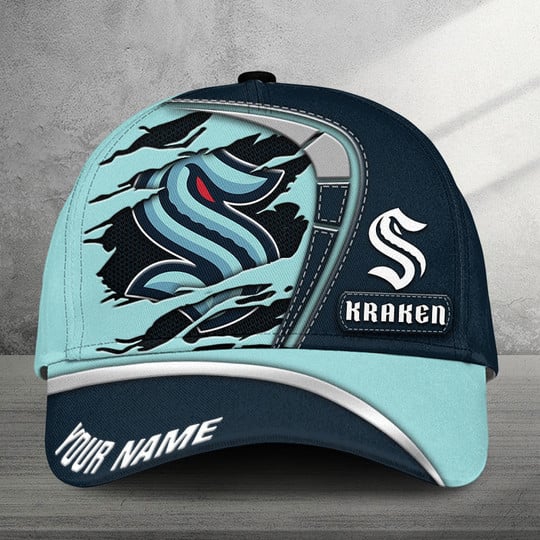 LIMITED EDITION - NEW CUSTOMIZED NHL20 STK SEATTLE KRAKEN CLASSIC CAP