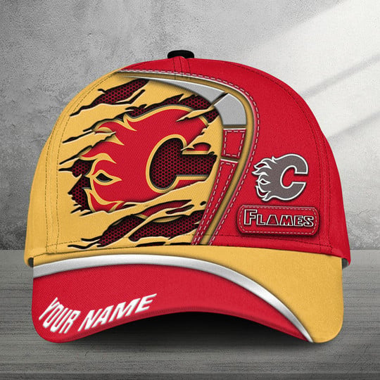 LIMITED EDITION - NEW CUSTOMIZED NHL17 CGF CALGARY FLAMES CLASSIC CAP