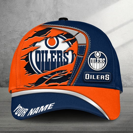 LIMITED EDITION - NEW CUSTOMIZED NHL03 EMO EDMONTON OILERS CLASSIC CAP
