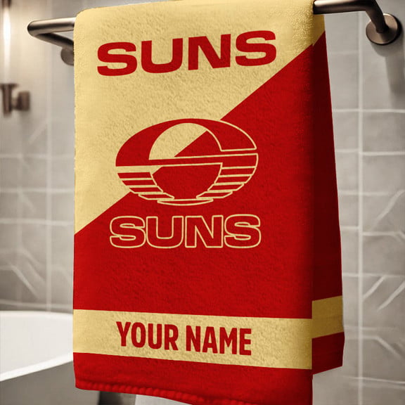 LIMITED EDITION - NEW 18 GCS PERSONALIZED BATH TOWEL GIFT FOR FANS