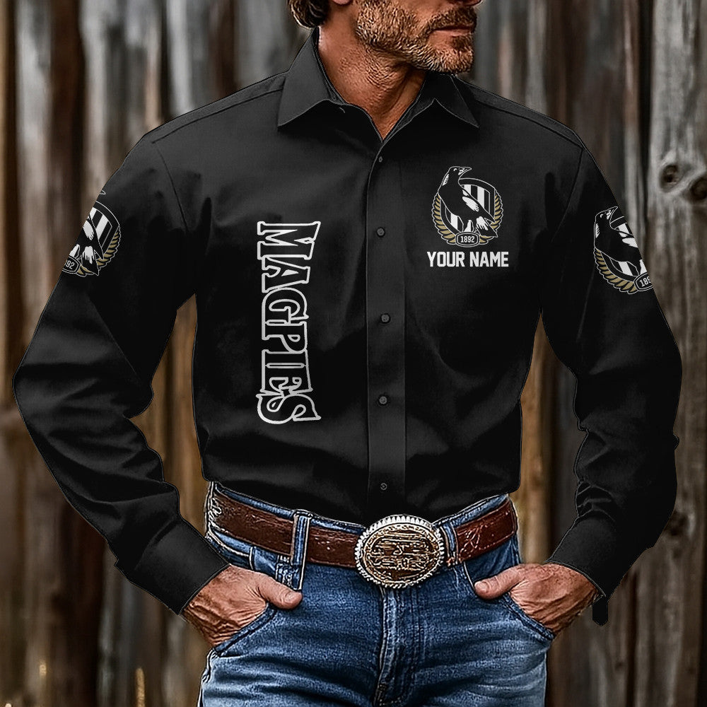 LIMITED EDITION - NEW 03 CLWM CUSTOMIZED MEN'S LONG-SLEEVE BUTTON-UP SHIRT