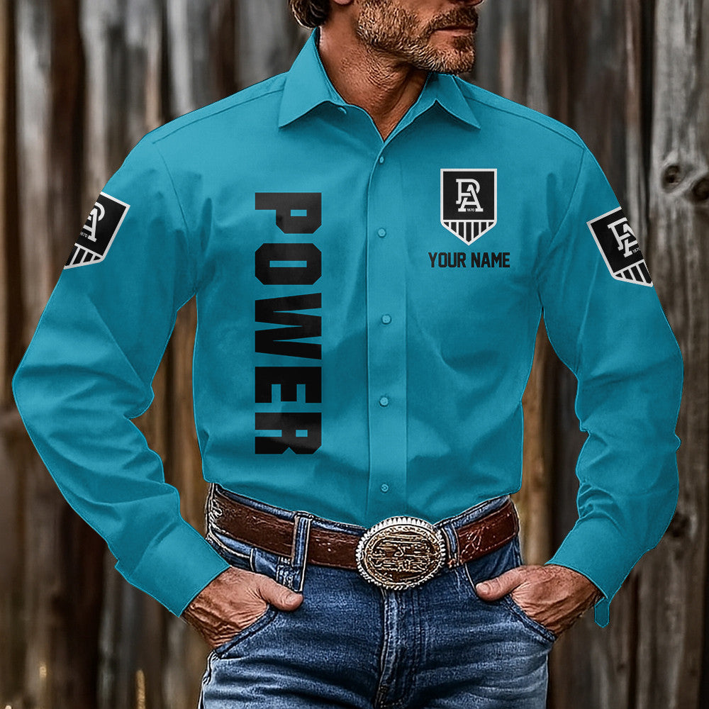LIMITED EDITION - NEW 13 PALP CUSTOMIZED MEN'S LONG-SLEEVE BUTTON-UP SHIRT