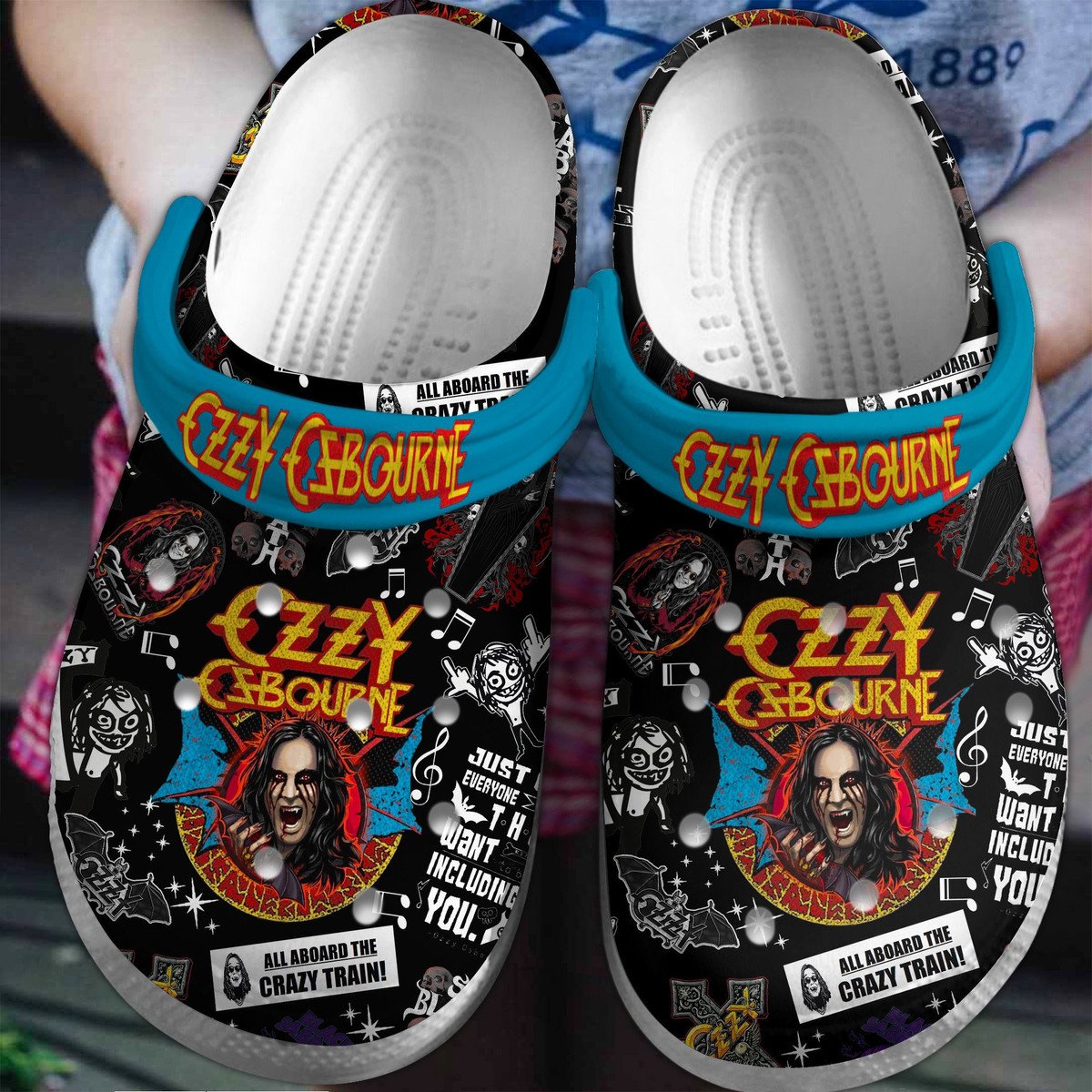 LIMITED EDITION - NEW PREMIUM OZZY OSBOURNE CLOGS SHOES