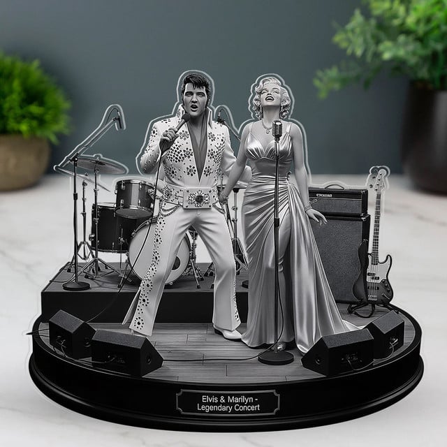 LIMITED EDITION – New Elvis Presley Acrylic Block