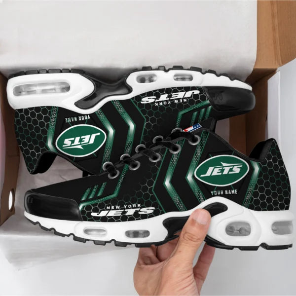 LIMITED EDITION - NEW CUSTOMIZED NFL25 NYJ NEW YORK JETS UNISEX AIR MAX PLUS SNEAKERS