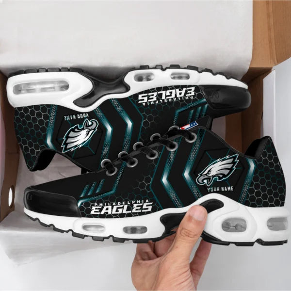 LIMITED EDITION - NEW CUSTOMIZED NFL02 PPE PHILADELPHIA EAGLES UNISEX AIR MAX PLUS SNEAKERS