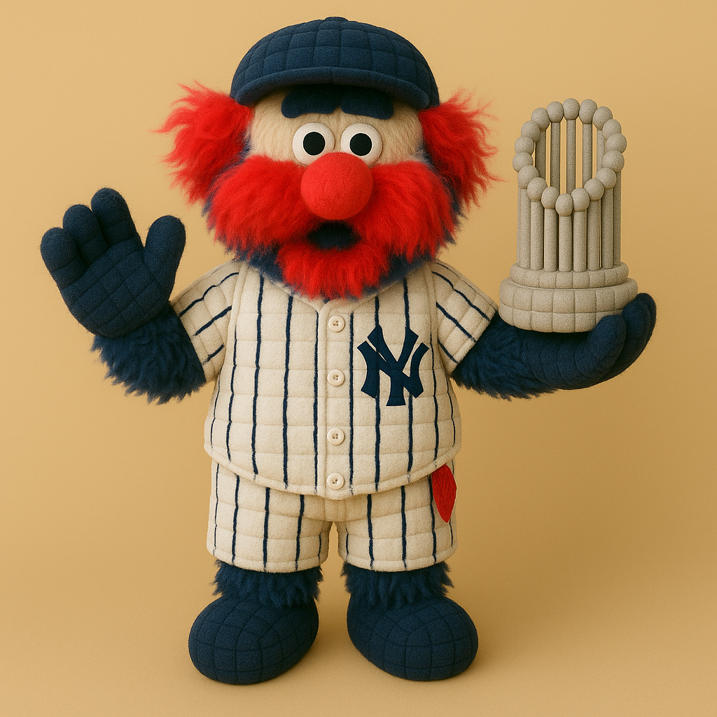 LIMITED EDITION - MLB 03 NYY NEW YORK YANKEES HANDMADE CROCHET