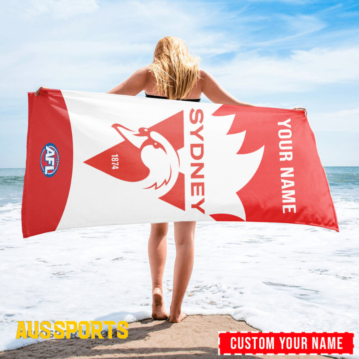 LIMITED EDITION - NEW 15 SNS CUSTOMIZED BEACH & BATH TOWEL