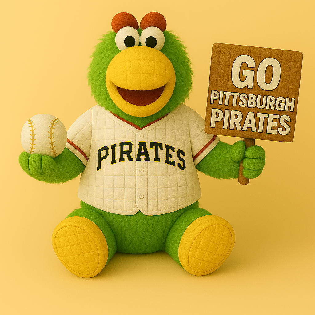 LIMITED EDITION - MLB 25 PBP PITTSBURGH PIRATES HANDMADE CROCHET
