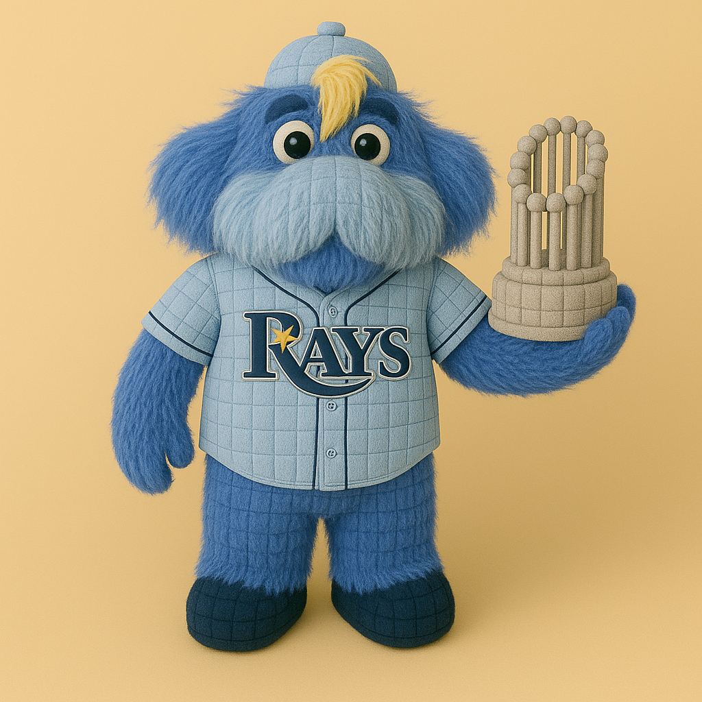 LIMITED EDITION - MLB 29 TBR TAMPA BAY RAYS HANDMADE CROCHET