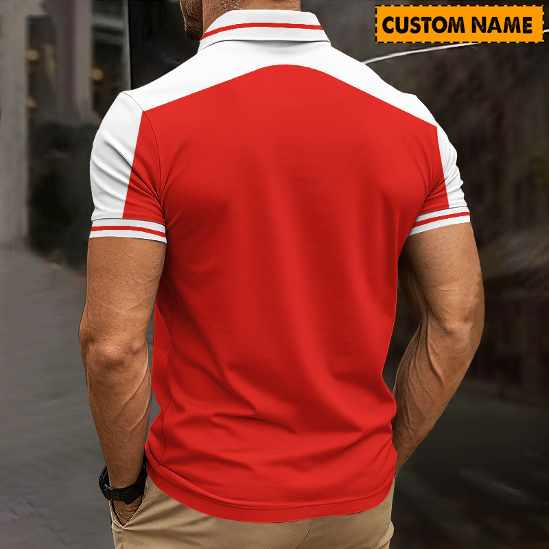 LIMITED EDITION - NEW 14 IDG PERSONALIZED ZIP POLO SHIRT GIFT FOR FANS