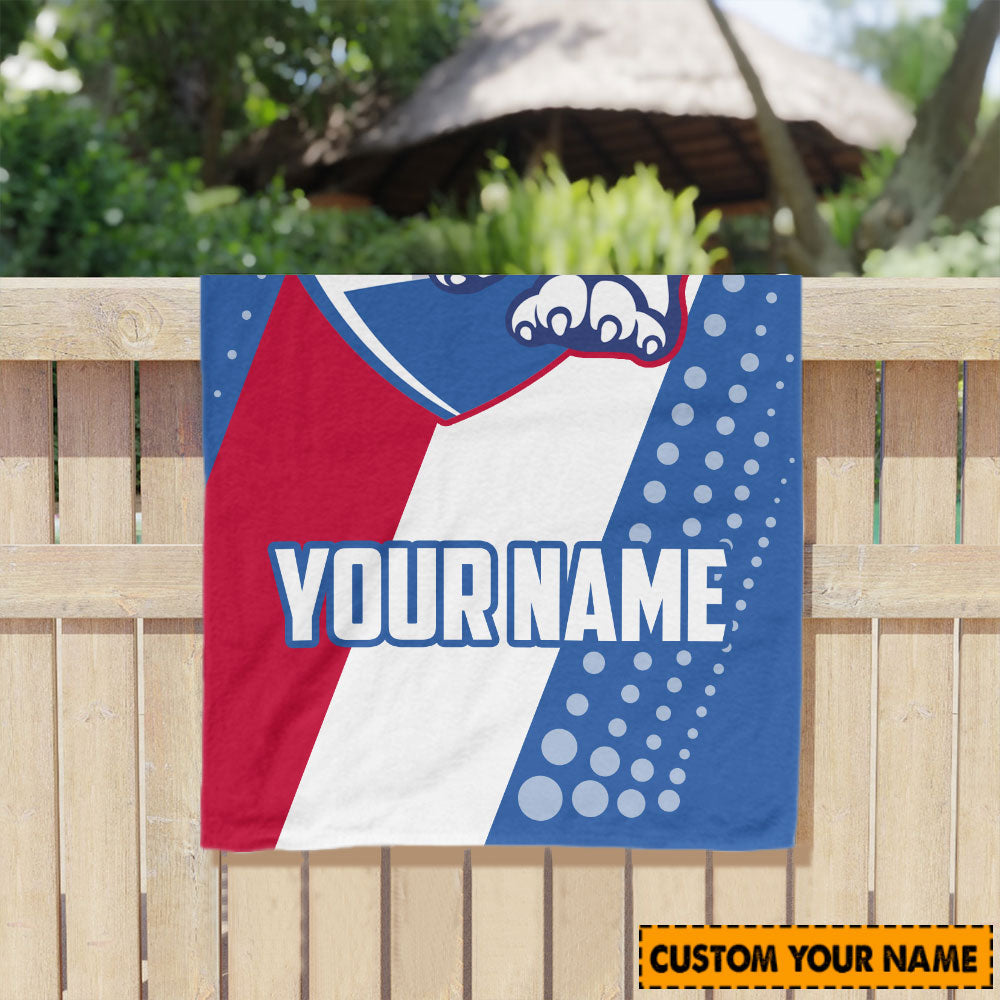 LIMITED EDITION - NEW 17 WTBD CUSTOMIZED BEACH & BATH TOWEL