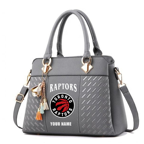 LIMITED EDITION - NEW CUSTOMIZED NBA24 TR TORONTO RAPTORS WOMEN'S HANDBAGS MULTICOLOR