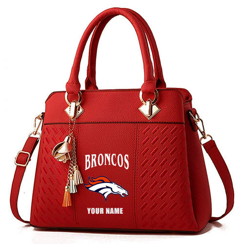 LIMITED EDITION - NEW CUSTOMIZED NFL13 DVB DENVER BRONCOS HANDBAG IN MULTIPLE COLORS