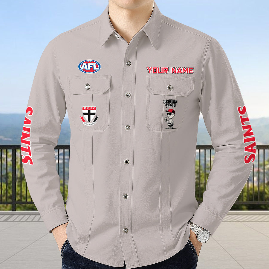 LIMITED EDITION - NEW 14 STKS PERSONALIZED CARGO SHIRT PERFECT GIFT FOR FAN