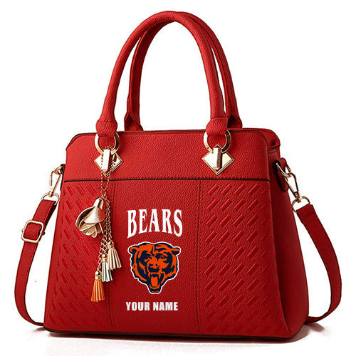 LIMITED EDITION - NEW CUSTOMIZED NFL26 CCB CHICAGO BEARS HANDBAG IN MULTIPLE COLORS