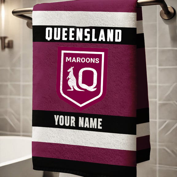 LIMITED EDITION - NEW 18 QSM 0PERSONALIZED BATH TOWEL GIFT FOR FANS