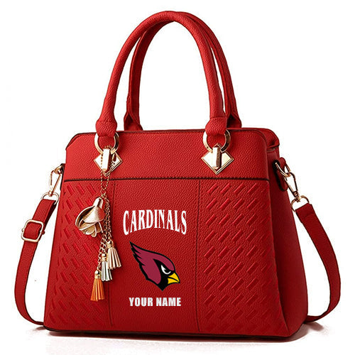 LIMITED EDITION - NEW CUSTOMIZED NFL20 ARC ARIZONA CARDINALS HANDBAG IN MULTIPLE COLORS