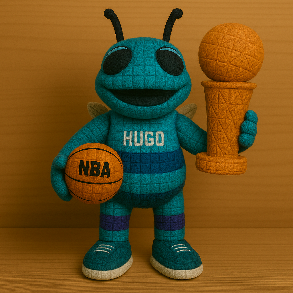 Limited Edition - NBA 27 CH Charlotte Hornets Handmade Crochet