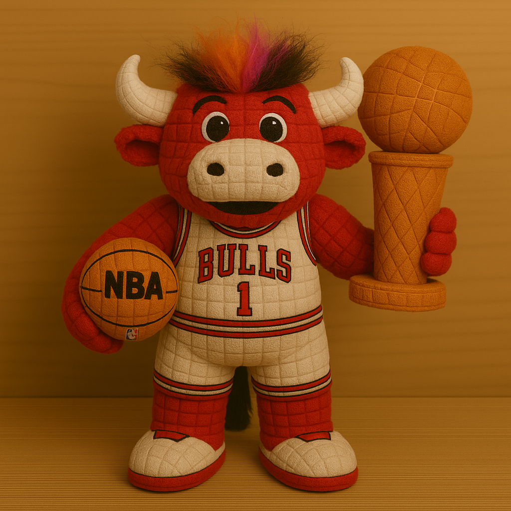 Limited Edition - NBA 19 CB Chicago Bulls Handmade Crochet