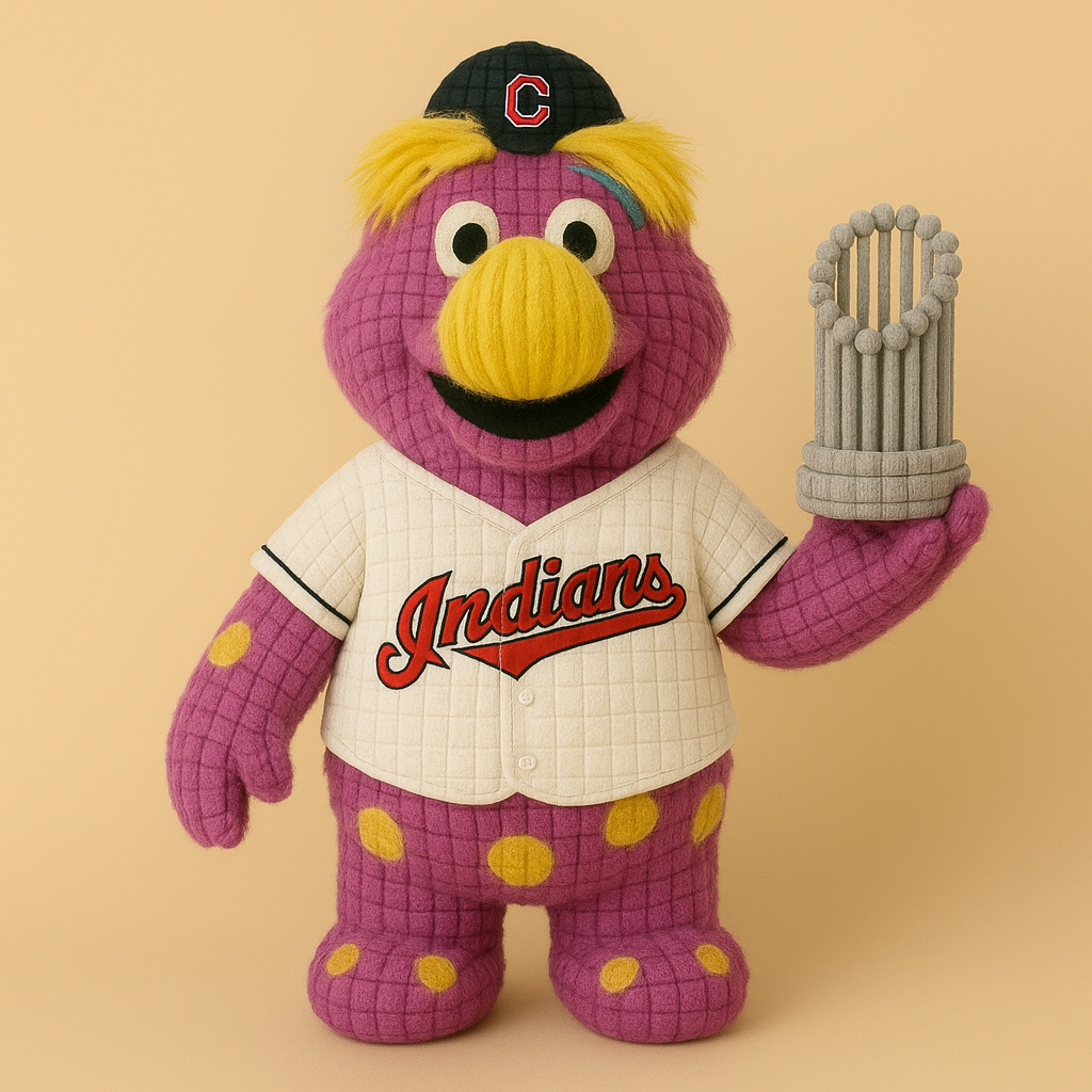 LIMITED EDITION - MLB 16 CLG CLEVELAND GUARDIANS HANDMADE CROCHET