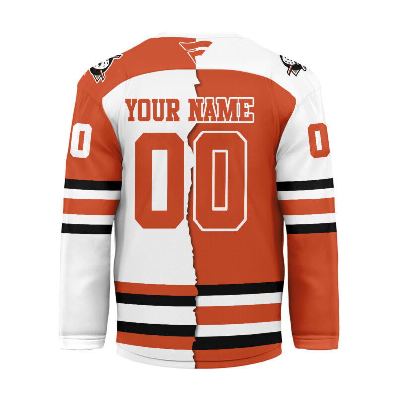 LIMITED EDITION - NEW CUSTOMIZED NHL09 AH DUCKS UNISEX HOCKEY JERSEY