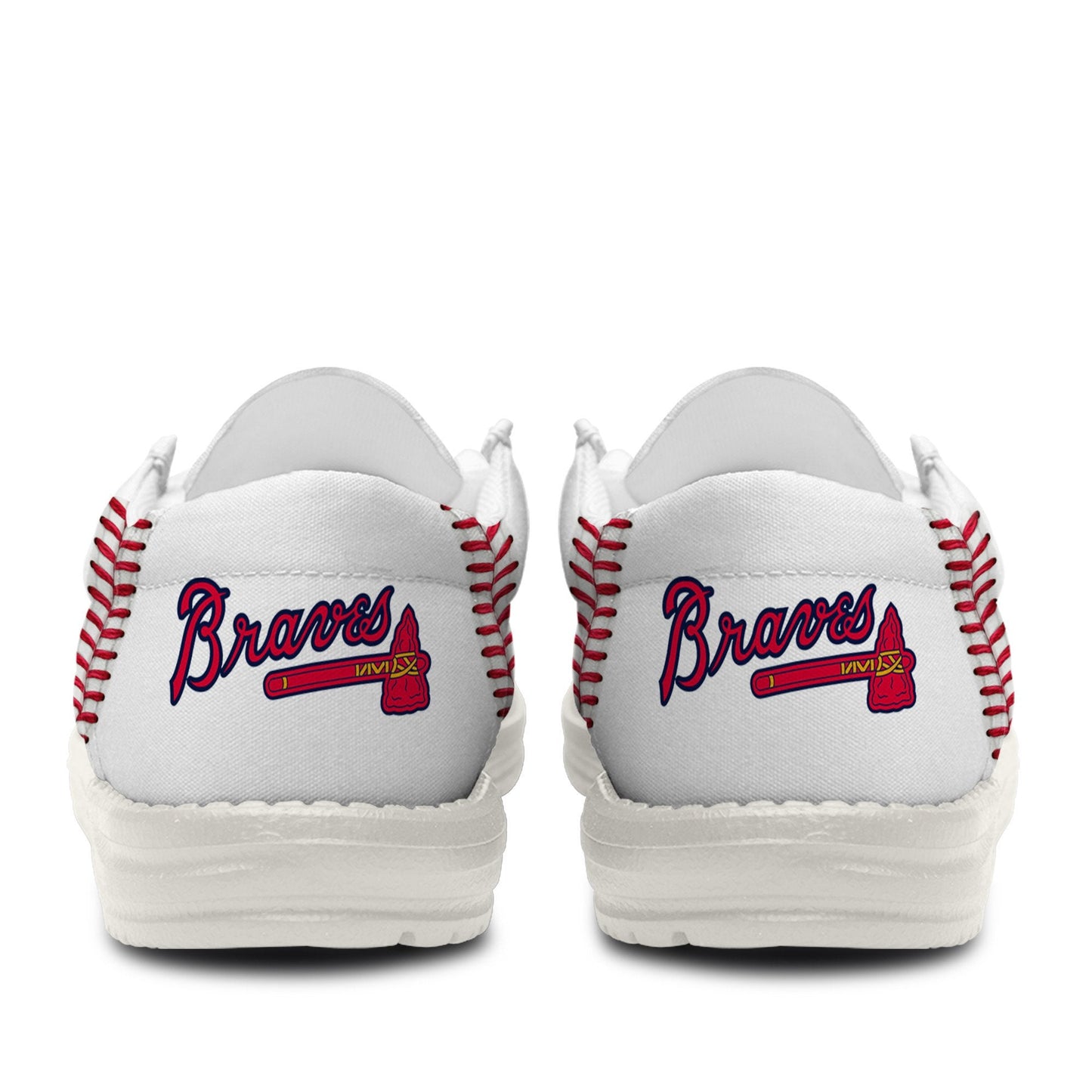 LIMITED EDITION - NEW CUSTOMIZED MLB09 AT BRAVES LOAFER SHOES