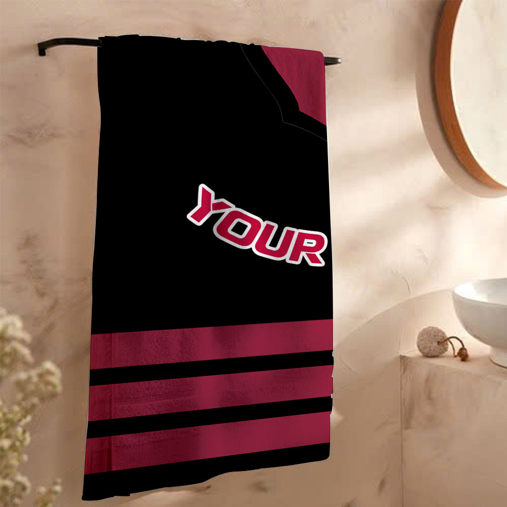 LIMITED EDITION - NEW CUSTOMIZED NFL20 ARC ARIZONA CARDINALS BEACH & BATH TOWEL