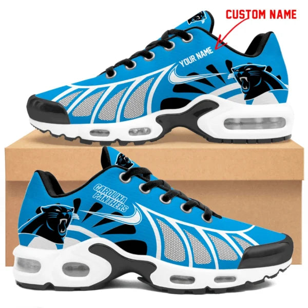 LIMITED EDITION - NEW CUSTOMIZED NFL23 CLP CAROLINA PANTHERS UNISEX AIR MAX PLUS SNEAKERS