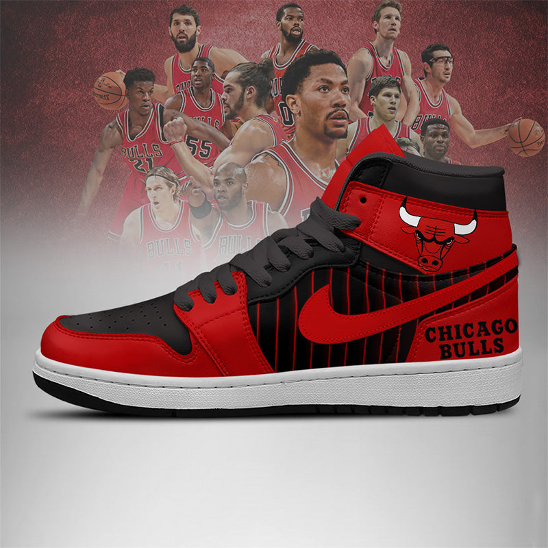 LIMITED EDITION - NEW CUSTOMIZED NBA19 CH BULLS AIR JORDAN SNEAKERS