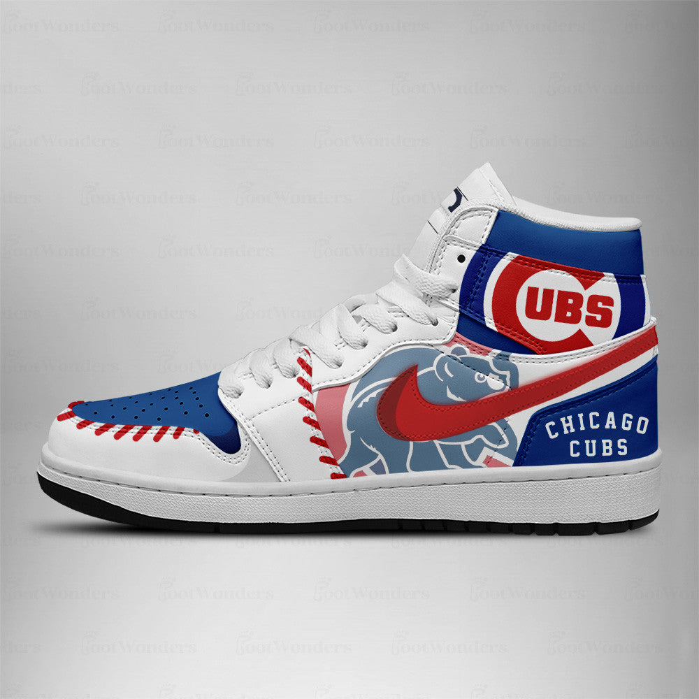 LIMITED EDITION - NEW CUSTOMIZED MLB04 CH CUBS AIR JORDAN SNEAKERS