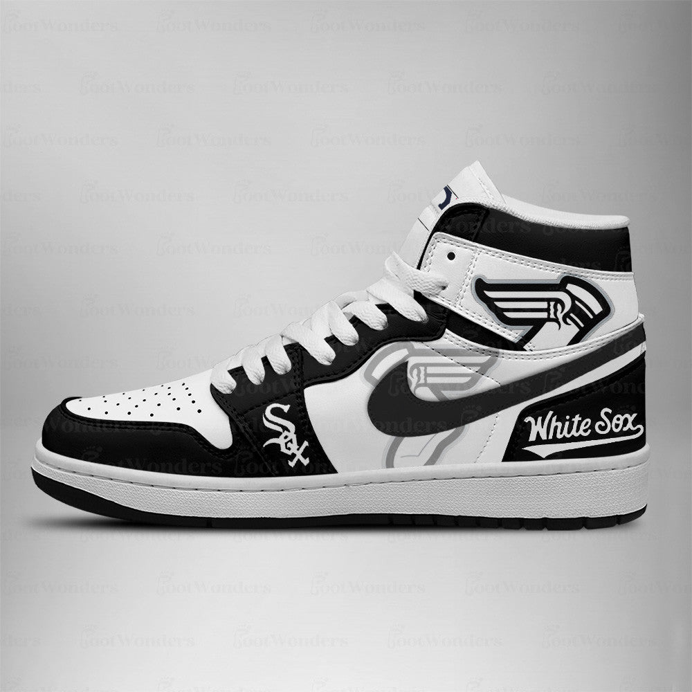 LIMITED EDITION - NEW CUSTOMIZED MLB26 CW SOX AIR JORDAN SNEAKERS