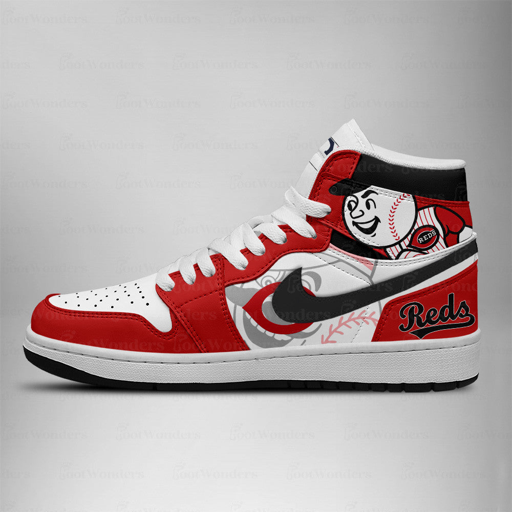 LIMITED EDITION - NEW CUSTOMIZED MLB05 CC REDS AIR JORDAN SNEAKERS