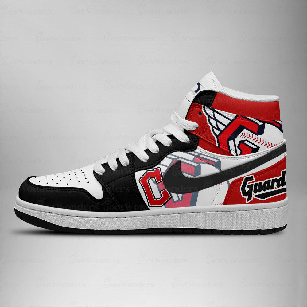 LIMITED EDITION - NEW CUSTOMIZED MLB13 CL GUARDIANS AIR JORDAN SNEAKERS