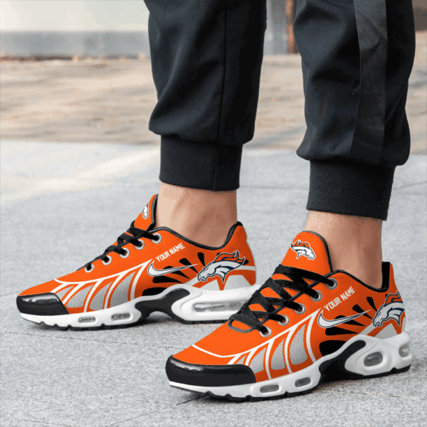 LIMITED EDITION - NEW CUSTOMIZED NFL13 DVB DENVER BRONCOS UNISEX AIR MAX PLUS SNEAKERS