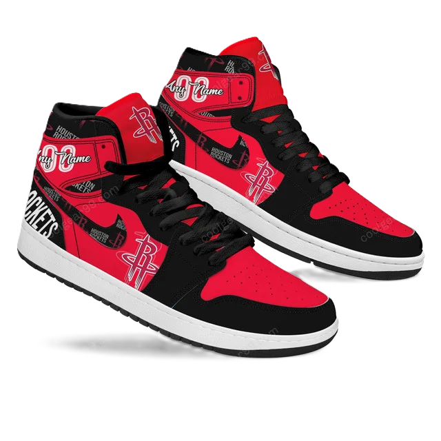 LIMITED EDITION - NEW CUSTOMIZED NBA07 HT ROCKETS AIR JORDAN SNEAKERS