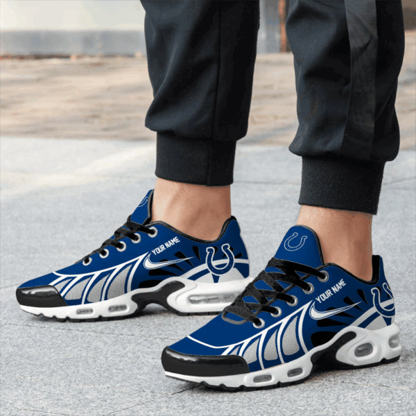 LIMITED EDITION - NEW CUSTOMIZED NFL17 IDC INDIANAPOLIS COLTS UNISEX AIR MAX PLUS SNEAKERS