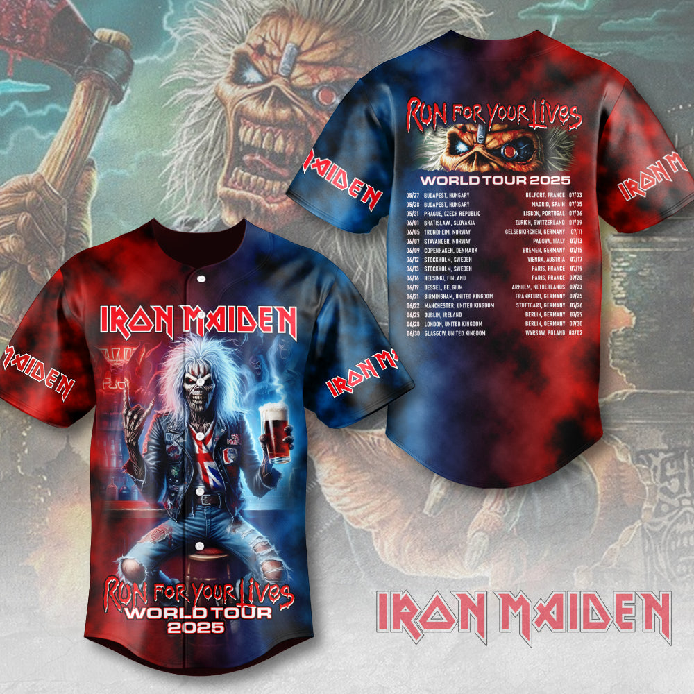 Iron Maiden Baseball Jersey